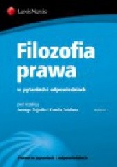 Okładka książki Filozofia prawa w pytaniach i odpowiedziach Jerzy Zajadło, Kamil Zeidler