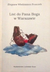Okładka książki List do Pana Boga w Warszawie Zbigniew Włodzimierz Fronczek