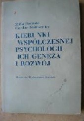 Okładka książki Kierunki współczesnej psychologii. Ich geneza i rozwój Czesław Matusewicz, Zofia Rosińska