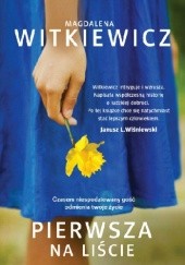 Okładka książki Pierwsza na liście Magdalena Witkiewicz