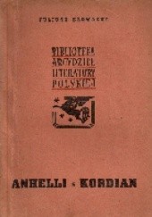 Okładka książki Anhelli. Kordian Juliusz Słowacki