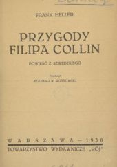 Okładka książki Przygody Filipa Collin Frank Heller