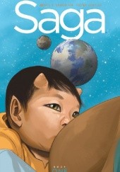 Okładka książki Saga: Book One Deluxe HC Fiona Staples, Brian K. Vaughan