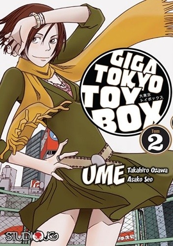 Okładki książek z cyklu Giga Tokyo Toy Box