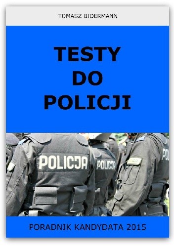 Okładki książek z serii Testy do Policji
