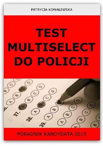 Okładki książek z serii Testy do Policji