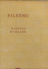 Okładka książki Wiersze wybrane Felicjan Faleński