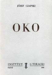 Okładka książki Oko Józef Czapski