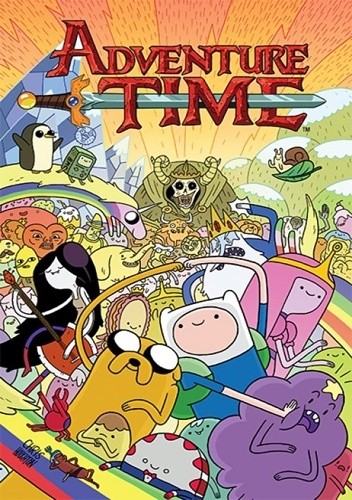Okładki książek z cyklu Adventure Time