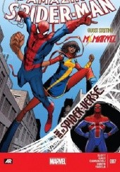 Okładka książki Amazing Spider-Man Vol 3 #7 - Ms. Marvel Team-Up Giuseppe Camuncoli, Christos Gage, Dan Slott