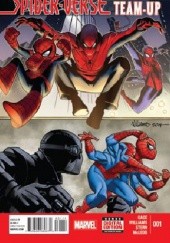 Okładka książki Spider-Verse Team-Up #1 Christos Gage, Bob McLeod, Roger Stern, Dave Williams