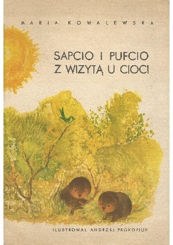 Okładki książek z cyklu Sapcio i Pufcio