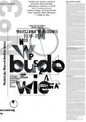 Okładka książki Warszawa w budowie Marcel Andino Velez
