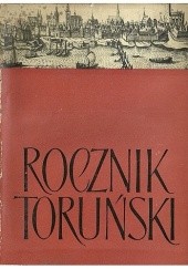 Okładka książki Rocznik toruński 1 praca zbiorowa