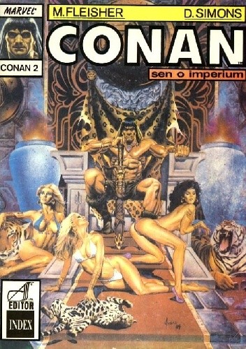 Okładki książek z cyklu Conan
