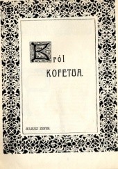 Okładka książki Król Kofetua Julius Zeyer