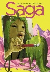 Okładka książki Saga #23 Fiona Staples, Brian K. Vaughan