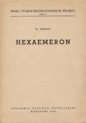Okładka książki Hexaemeron św. Ambroży z Mediolanu