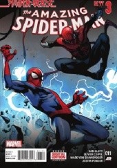 Okładka książki Amazing Spider-Man Vol 3 #11 - Spider-Verse Part Three: Higher Ground Olivier Coipel, Dan Slott