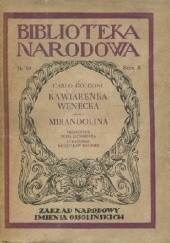 Okładka książki Kawiarenka wenecka: Komedia w 3 aktach; Mirandolina: Komedia w 3 aktach Carlo Goldoni