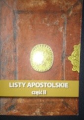 Okładka książki Listy Apostolskie część 2 praca zbiorowa