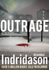 Okładka książki Outrage Arnaldur Indriðason