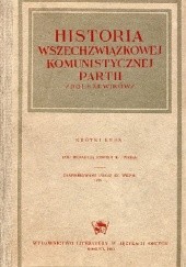 Okładka książki Historia Wszechzwiązkowej Komunistycznej Partii (bolszewików). Krótki kurs. Józef Stalin