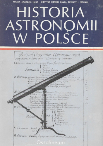 Okładki książek z cyklu Historia astronomii w Polsce