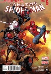 Okładka książki Amazing Spider-Man Vol 3 #13 - Spider-Verse Part Five: Spider-Men: No More Giuseppe Camuncoli, Dan Slott