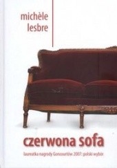 Okładka książki Czerwona sofa Michèle Lesbre
