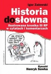 Okładka książki Historia dosłowna Henryk Sawka, Igor Zalewski