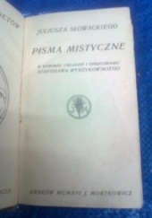 Okładka książki Pisma Mistyczne Juliusz Słowacki