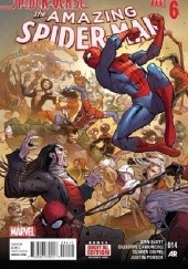 Okładka książki Amazing Spider-Man Vol 3 #14 – Spider-Verse Part Six: Web Warriors Giuseppe Camuncoli, Olivier Coipel, Dan Slott