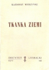 Okładka książki Tkanka ziemi Kazimierz Wierzyński