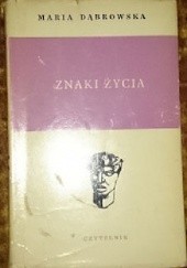 Okładka książki Znaki życia Maria Dąbrowska