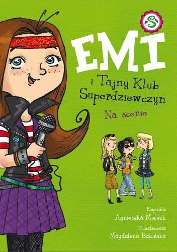 Okładki książek z cyklu Emi i Tajny Klub Superdziewczyn