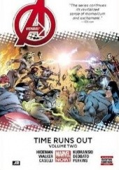 Okładka książki Avengers: Time Runs Out Volume 2 Stefano Caselli, Mike Deodato Jr., Jonathan Hickman, Szymon Kudrański, Mike Perkins, Kev Walker