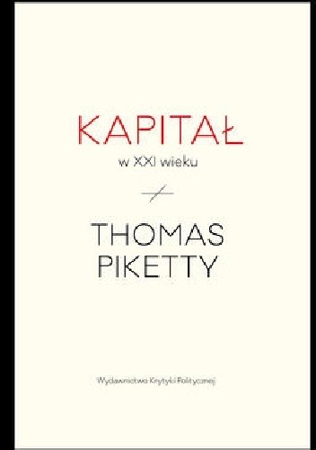 Okładka książki Kapitał w XXI wieku Thomas Piketty