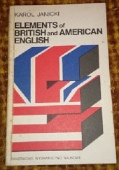 Okładka książki Elements of British and American English