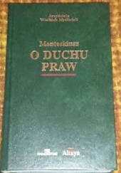 Okładka książki O duchu praw Karol Ludwik Monteskiusz