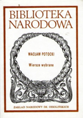 Okładka książki Wiersze wybrane Wacław Potocki