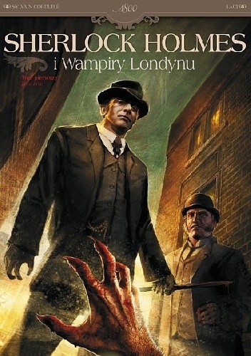 Okładki książek z cyklu Sherlock Holmes i Wampiry Londynu