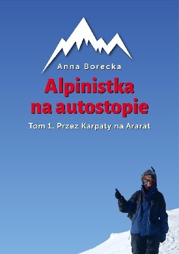 Okładki książek z cyklu Alpinistka na autostopie