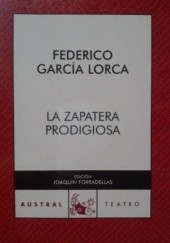 Okładka książki La zapatera prodigiosa Federico García Lorca
