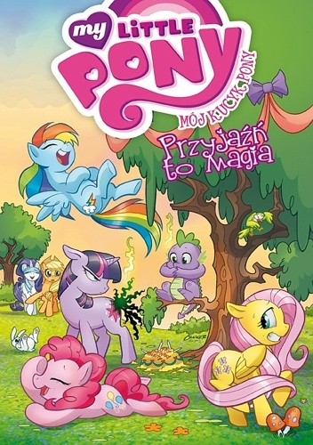 Okładki książek z cyklu Kucyk Pony Komiks
