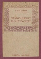 Okładka książki Najogólniejsze ideały życiowe Bolesław Prus