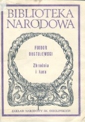 Okładka książki Zbrodnia i kara Fiodor Dostojewski