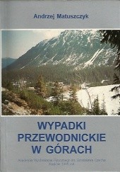 Okładka książki Wypadki przewodnickie w górach Andrzej Matuszczyk
