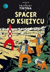 Okładka książki Spacer po Księżycu Hergé