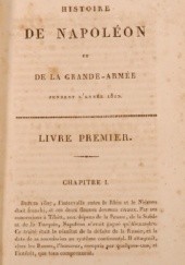Okładka książki Histoire de Napoléon et de la Grande-Armée en 1812 Philippe Paul de Ségur